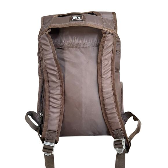 Lug Quilted Brown Dodger Quilted Mini Travel Backpack - Picture 11 of 13